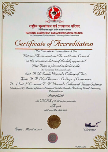 Accreditation Certificate